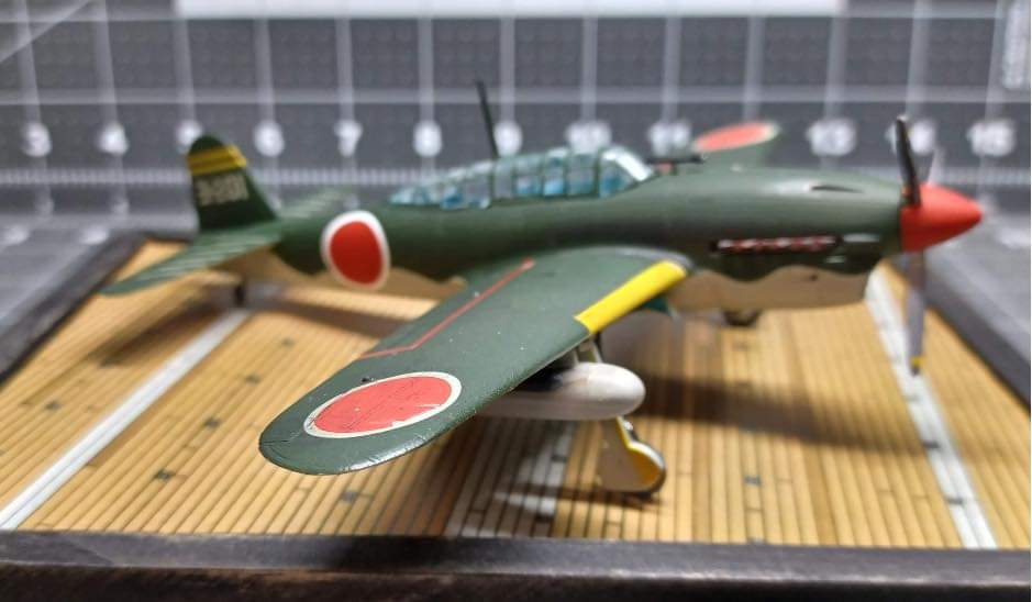 LMG IJN WWII aircraft carrier deck — 1/72 / plywood + brass (MAM-04)