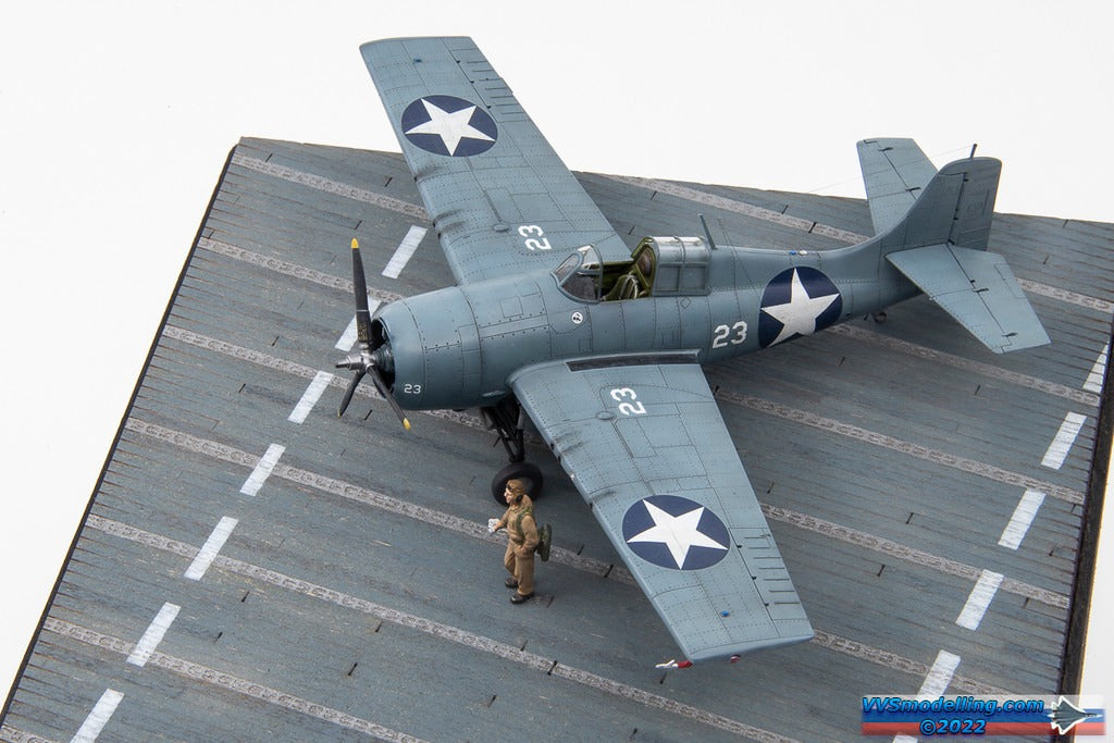 LMG Yorktown class aircraft carrier deck — 1/72 / plywood (MA-01)