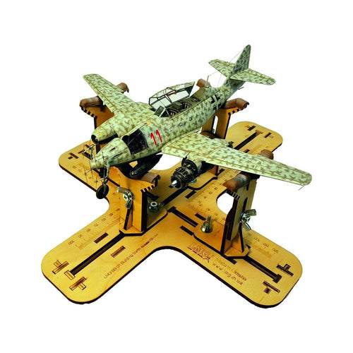 LMG Airplane building jig — 1/144–1/32 / with clamps BB-27 + BB-38 (BB-01)