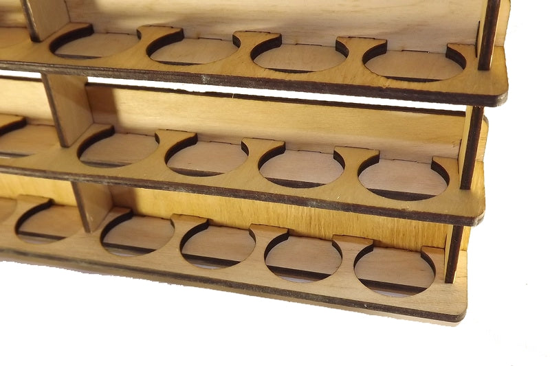 LMG Wall-mounted paint module — Ø35 mm · 40 pots (WO-06)