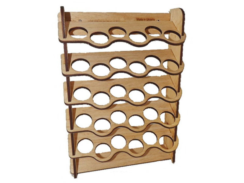 LMG Wall-mounted paint module — Ø25 mm · 30 pots (WO-09)
