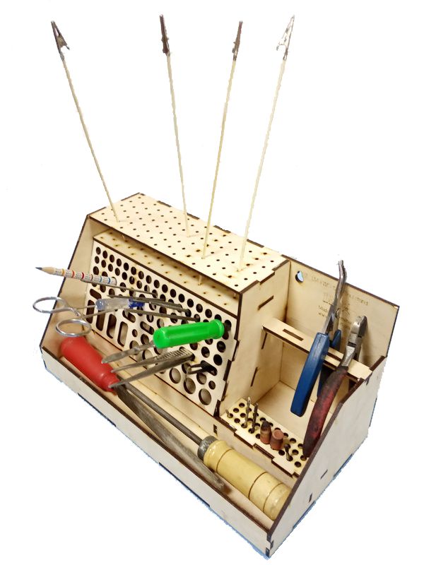 LMG Tool holder 300×150 mm, model 1202 — Plywood 4 mm (WO-1202)