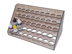 LMG paint rack module 300×150 mm, Ø25 mm, Plywood 4 mm (WO-1209)