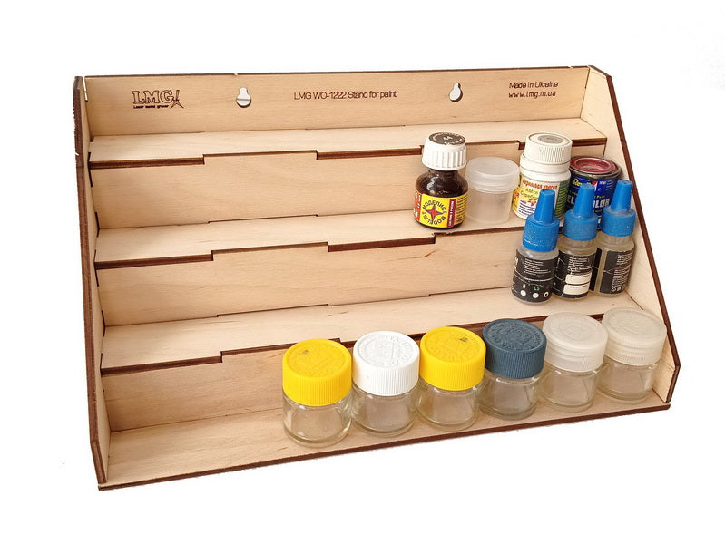 LMG Universal paint stand (modular workplace) — Plywood 4 mm (WO-1222)