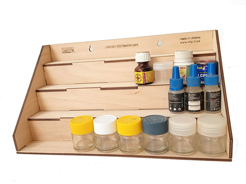 LMG Universal paint stand (modular workplace) — Plywood 4 mm (WO-1222)