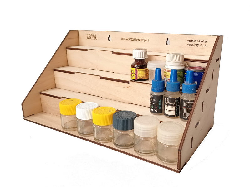 LMG Universal paint stand (modular workplace) — Plywood 4 mm (WO-1222)