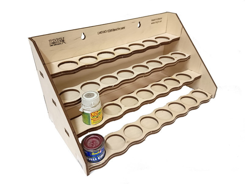WO-1236 Paint stand for 30 containers with a diameter of 30mm — photo 2