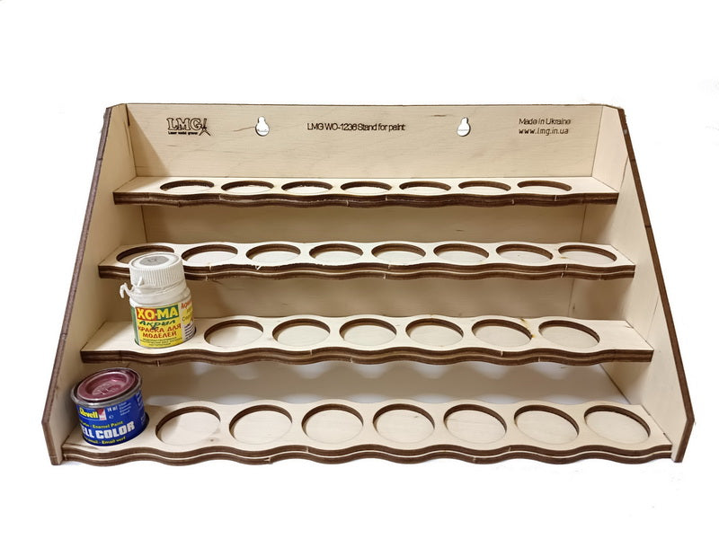 WO-1236 Paint stand for 30 containers with a diameter of 30mm — photo 3