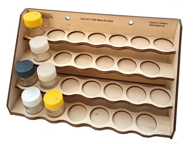 WO-1237 Paint stand for 26 containers with a diameter of 35mm — photo 2