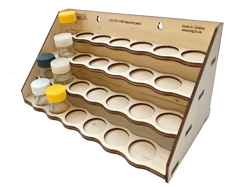 WO-1237 Paint stand for 26 containers with a diameter of 35mm — photo 1
