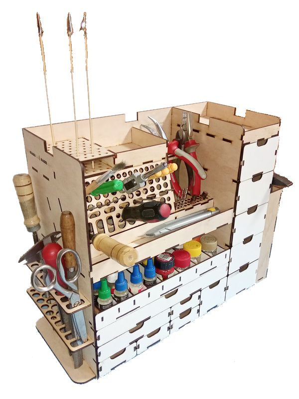 LMG Mobile workstation — 480×375×185 mm · jig mount on top (WO-15)