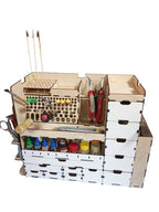 LMG Mobile workstation — 480×375×185 mm · jig mount on top (WO-15)