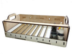 LMG Paint stand with sliding modules — 80 pots · Ø25–35 mm · single (WO-23)
