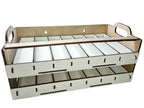 LMG Paint stand with sliding modules — Ø30–36 mm · double (WO-27)