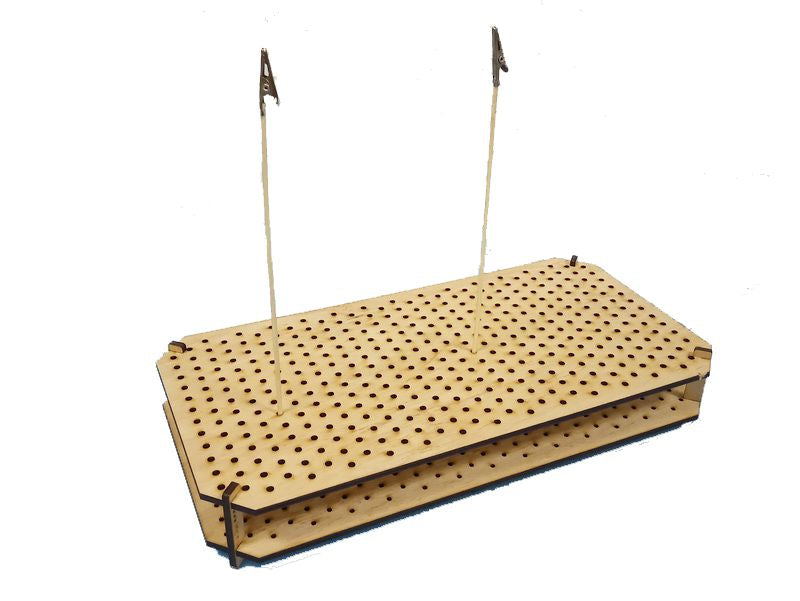 LMG Painting support with skewers and clips — big 300×150 mm (WO-28)