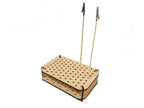 LMG Painting support with skewers and clips — small 150×100 mm (WO-29)