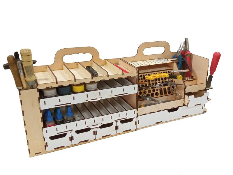 LMG Mobile workstation — 300×300×250 mm · folding (WO-40)