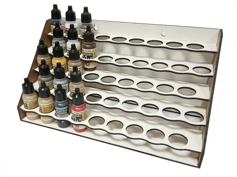 LMG paint rack module 300×150 mm, Ø25 mm, HDF 3 mm (WOH-1209)