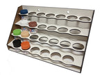 LMG paint rack module 300×150 mm, Ø35 mm, HDF 3 mm (WOH-1211)
