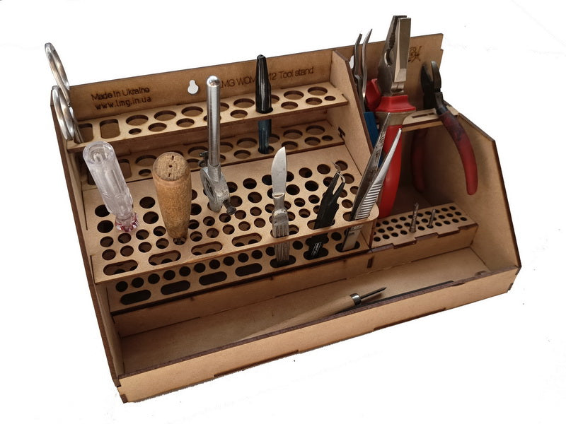 LMG Tool holder 300×150 mm, model 1212 — MDF 3 mm (WOM-1212)