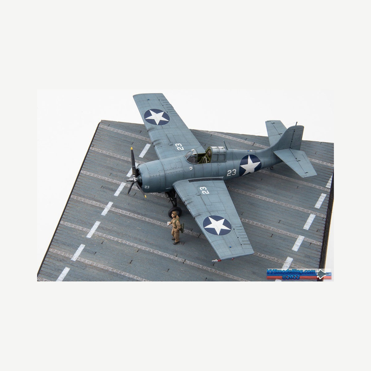 LMG Yorktown class aircraft carrier deck — 1/32 / plywood (MA-03)