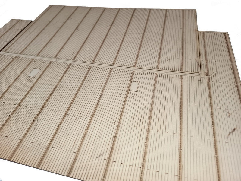 LMG Essex class deck-edge aircraft lift — 1/72 (MA-46)