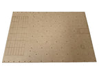 LMG Nimitz class carrier deck with jet blast deflector — 1/72 / MDF (MA-62)