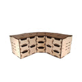 WO-1213 Module with drawers corner — cover