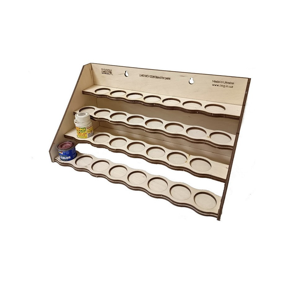 WO-1236 Paint stand for 30 containers with a diameter of 30mm — cover
