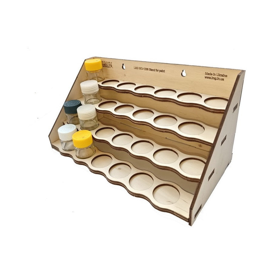 WO-1237 Paint stand for 26 containers with a diameter of 35mm — cover