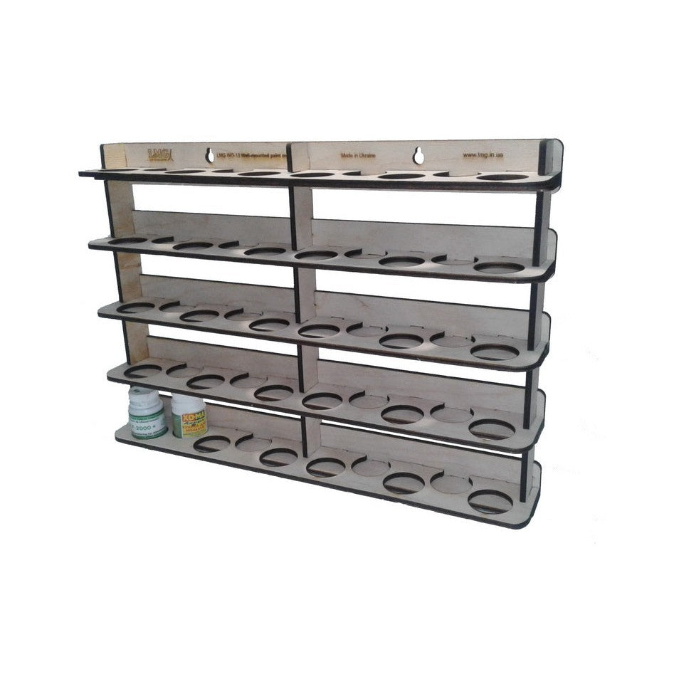 LMG Wall-mounted paint module — Ø30 mm · 50 pots (WO-13)