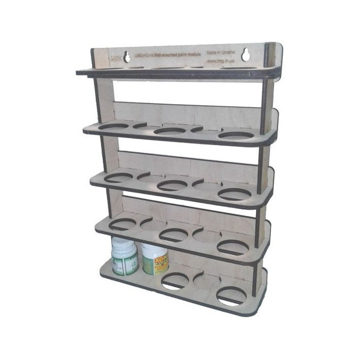 LMG Wall-mounted paint module — Ø30 mm · 25 pots (WO-14)