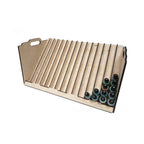 LMG Large desk paint stand 460×310 mm — Ø25 mm · 180 pots (WO-24)