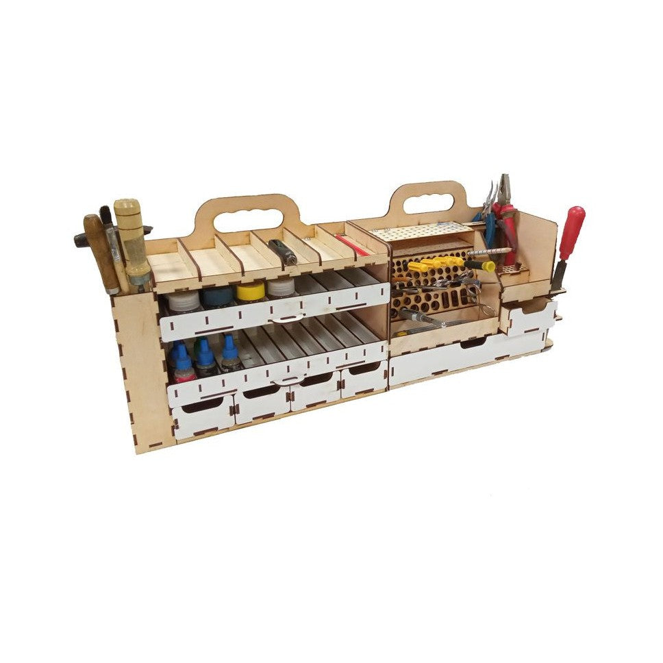 LMG Mobile workstation — 300×300×250 mm · folding (WO-40)