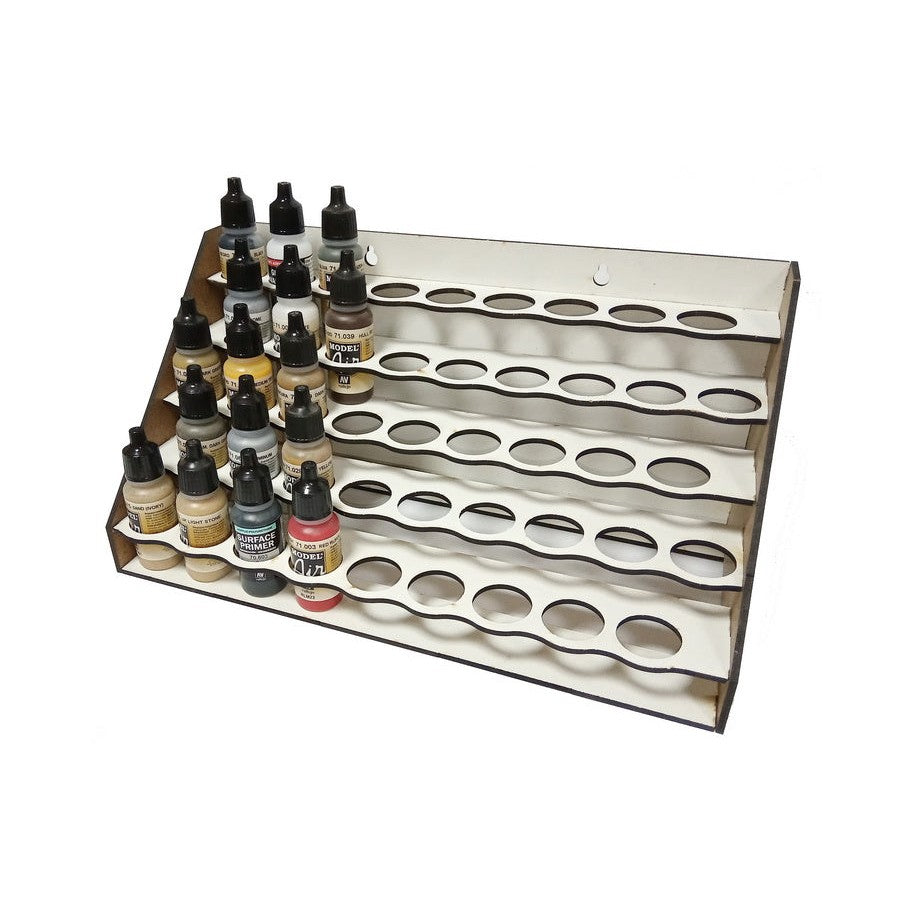 LMG paint rack module 300×150 mm, Ø25 mm, HDF 3 mm (WOH-1209)