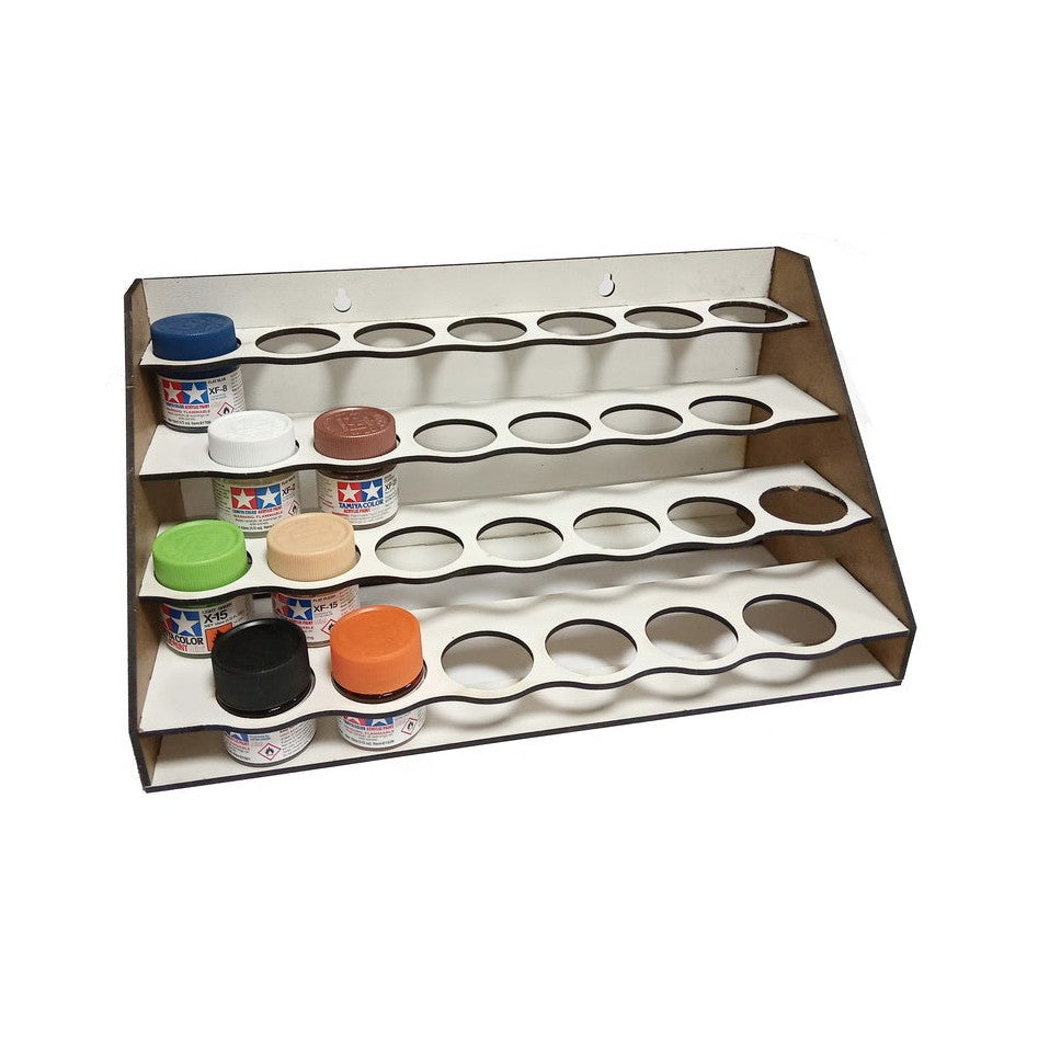 LMG paint rack module 300×150 mm, Ø35 mm, HDF 3 mm (WOH-1211)