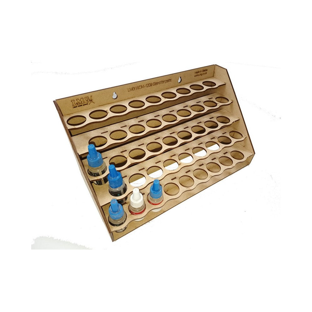 LMG paint rack module 300×150 mm, Ø25 mm, MDF 3 mm (WOM-1209)